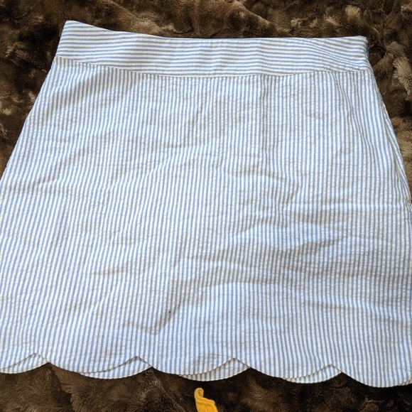 Seersucker Skirt - Picture 1 of 3